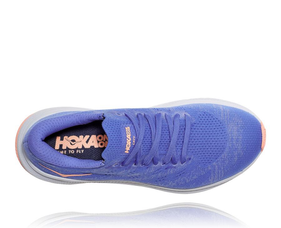 Hoka One One Yürüyüş Ayakkabısı Kadın Mavi - Cavu 3 - AX1329605